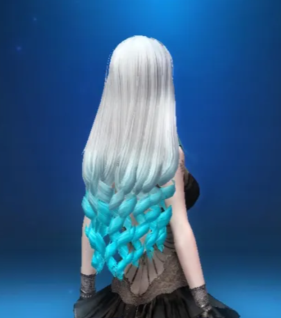 [Hair Change Ticket] Long, Curly Two-coloured Hair