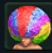 Rainbow Big Wig